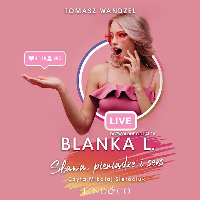 Book cover for Blanka L - Sława, pieniądze i seks