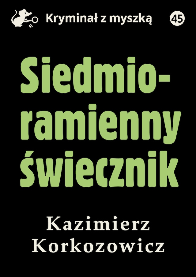 Kirjankansi teokselle Siedmioramienny świecznik