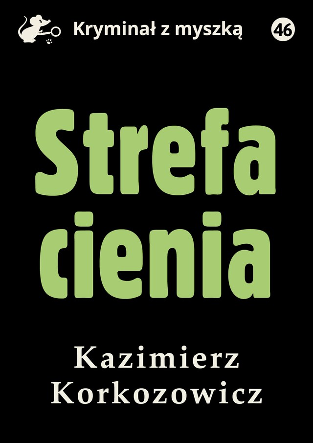 Kirjankansi teokselle Strefa cienia