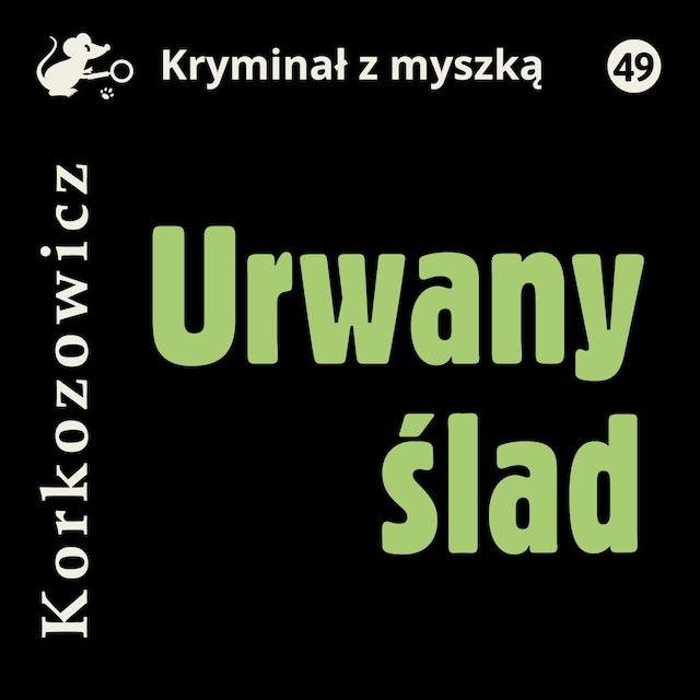Book cover for Urwany ślad