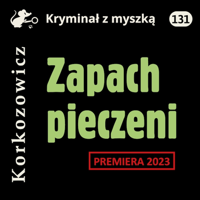 Kirjankansi teokselle Zapach pieczeni