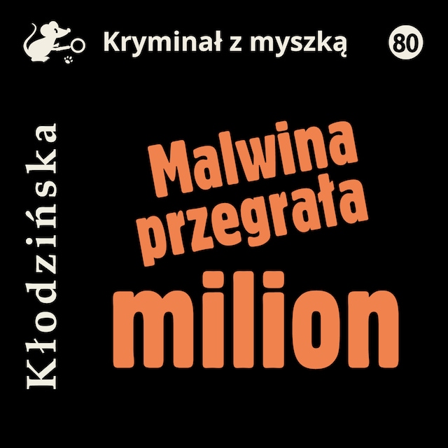 Book cover for Malwina przegrała milion