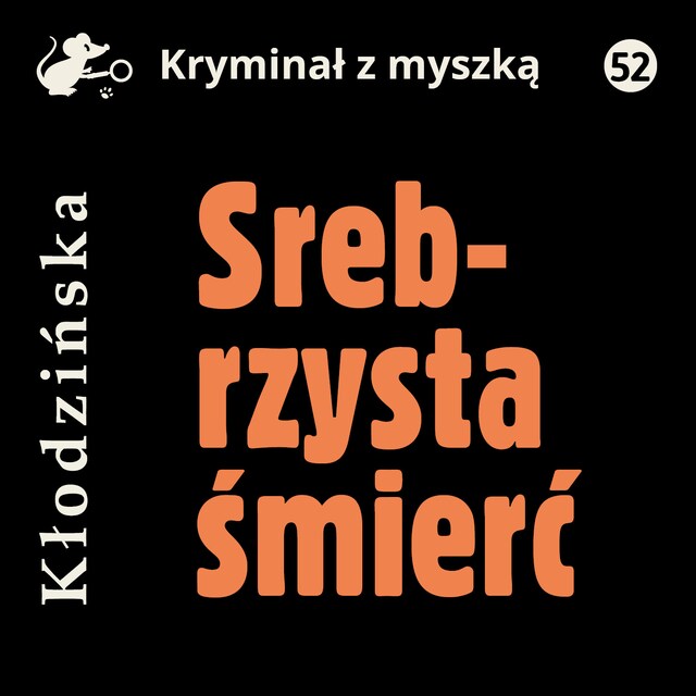 Boekomslag van Srebrzysta śmierć