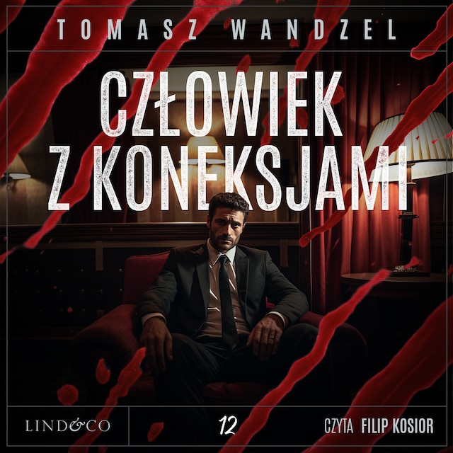 Book cover for Człowiek z koneksjami. Komisarz Oczko (12)