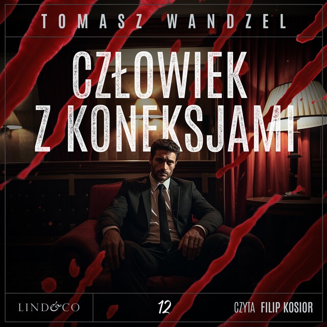 Book cover for Człowiek z koneksjami. Komisarz Oczko (12)