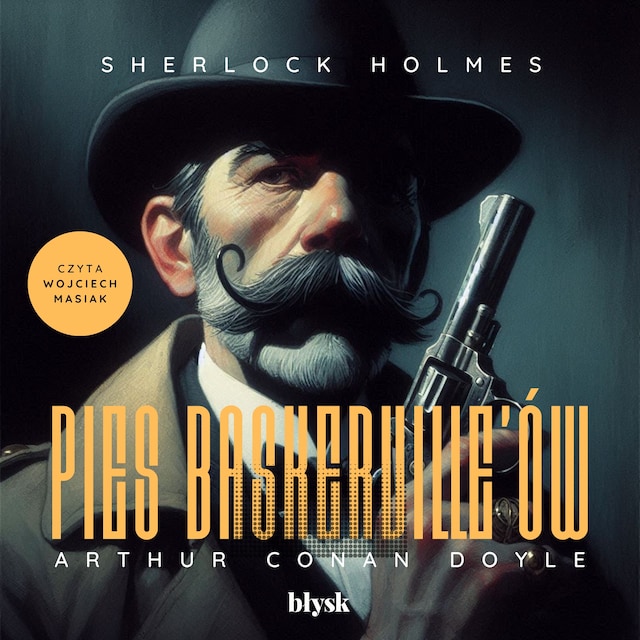 Book cover for Sherlock Holmes. Pies Baskerville’ów