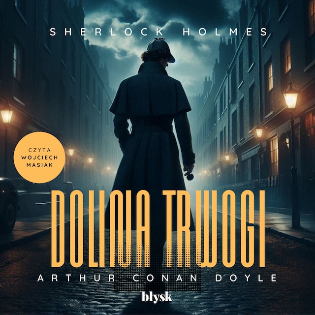 Book cover for Sherlock Holmes. Dolina trwogi