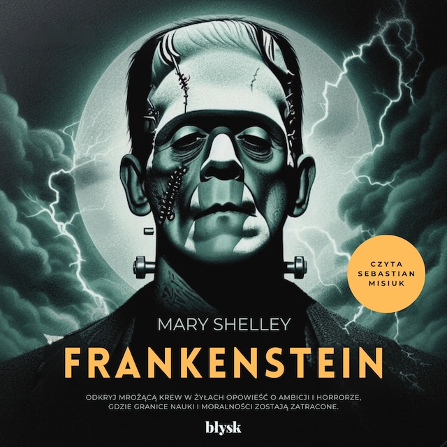 Book cover for Frankenstein