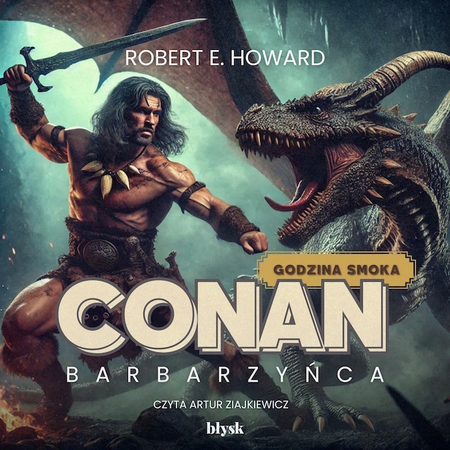 Book cover for Conan Barbarzyńca. Godzina Smoka