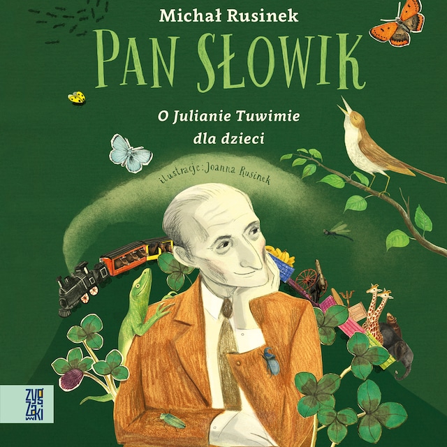 Portada de libro para Pan Słowik. O Julianie Tuwimie dla dzieci.