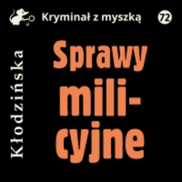 Book cover for Sprawy milicyjne