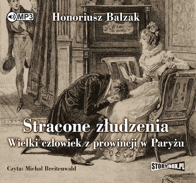 Kirjankansi teokselle Stracone złudzenia. Wielki człowiek z prowincji w Paryżu.