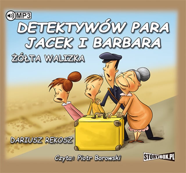 Boekomslag van Detektywów para - Jacek i Barbara. Tom 2. Żółta walizka.