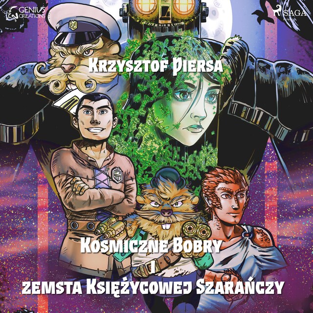 Book cover for Kosmiczne Bobry i zemsta Księżycowej Szarańczy