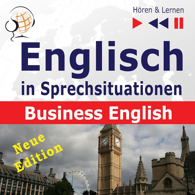 Book cover for Englisch in Sprechsituationen – Hören & Lernen: Business English – Neue Edition: (16 Konversationsthemen auf dem Niveau B2)
