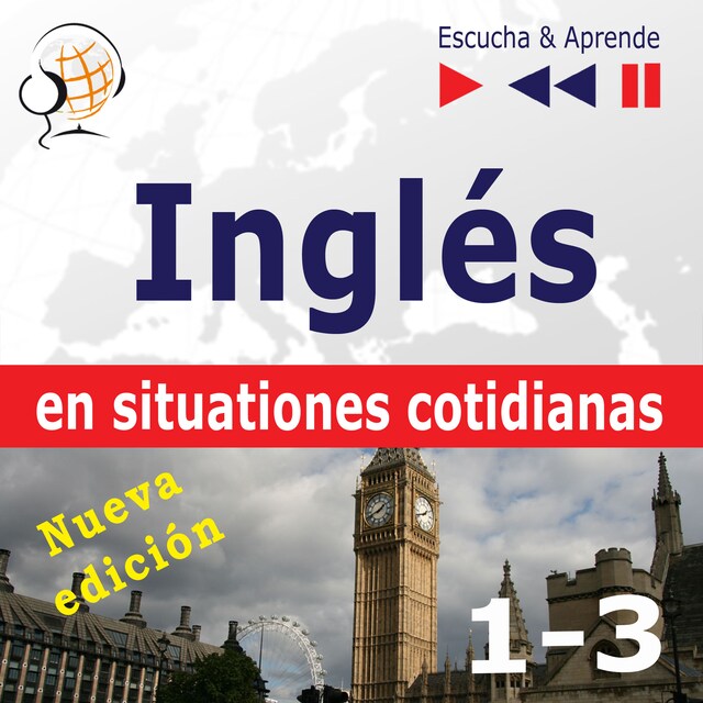 Buchcover für Inglés en situaciones cotidianas – Nueva edición: A Month in Brighton + Holiday Travels + Business English: (Nivel de competencia: B1-B2 – Escuche y aprenda)