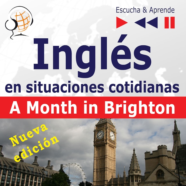 Book cover for Inglés en situaciones cotidianas: A Month in Brighton – Nueva edición (Nivel de competencia: B1 – Escuche y aprenda)