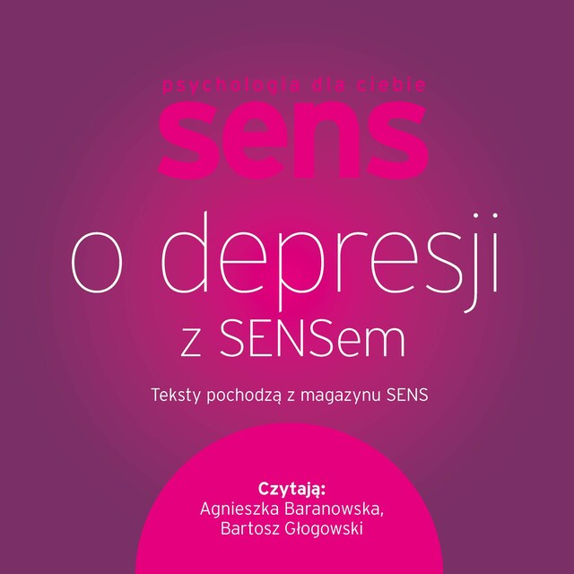Okładka książki dla O depresji z sensem