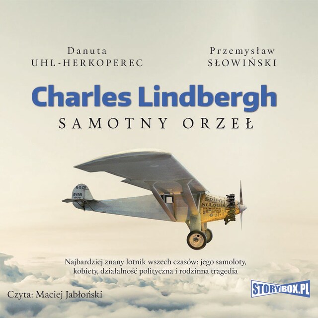 Boekomslag van Charles Lindbergh. Samotny orzeł