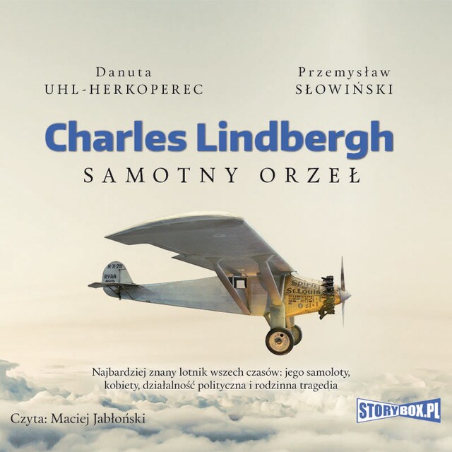 Copertina del libro per Charles Lindbergh. Samotny orzeł