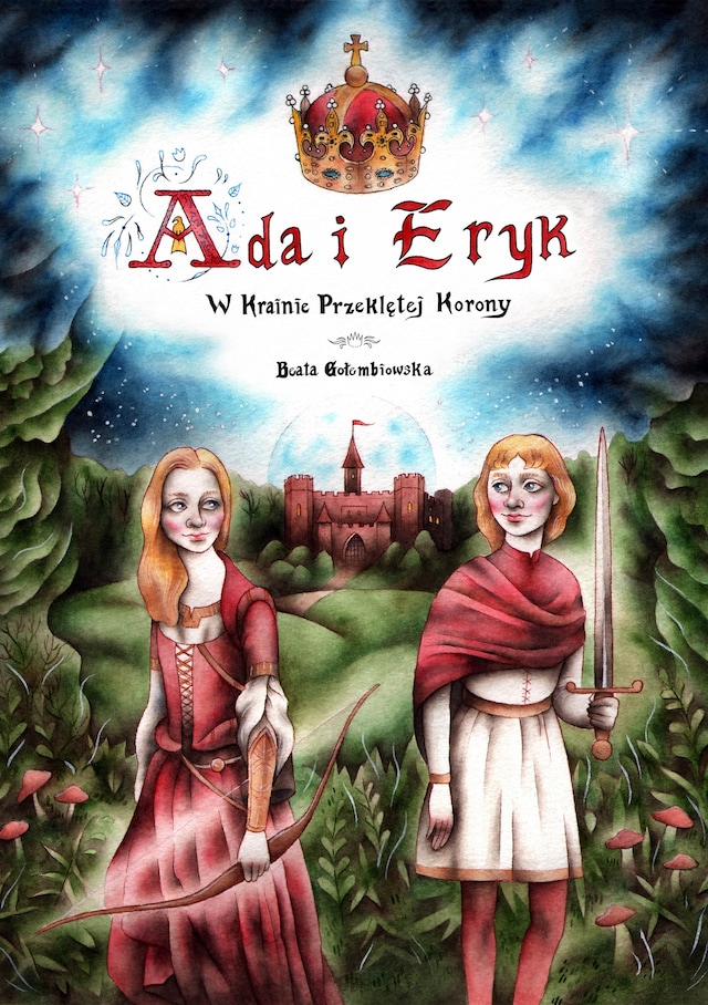 Book cover for Ada i Eryk w Krainie Przeklętej Korony