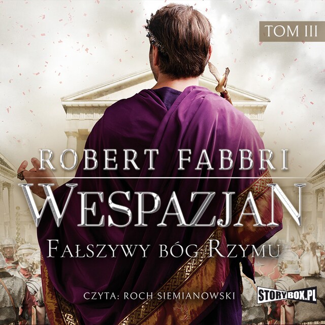 Book cover for Wespazjan. Tom 3. Fałszywy bóg Rzymu