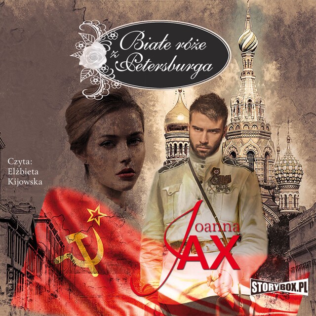 Book cover for Białe róże z Petersburga