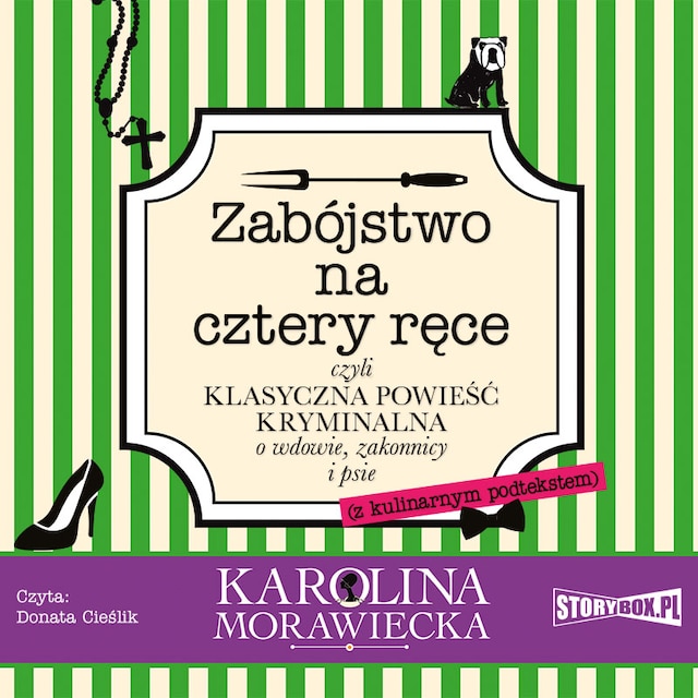 Kirjankansi teokselle Zabójstwo na cztery ręce