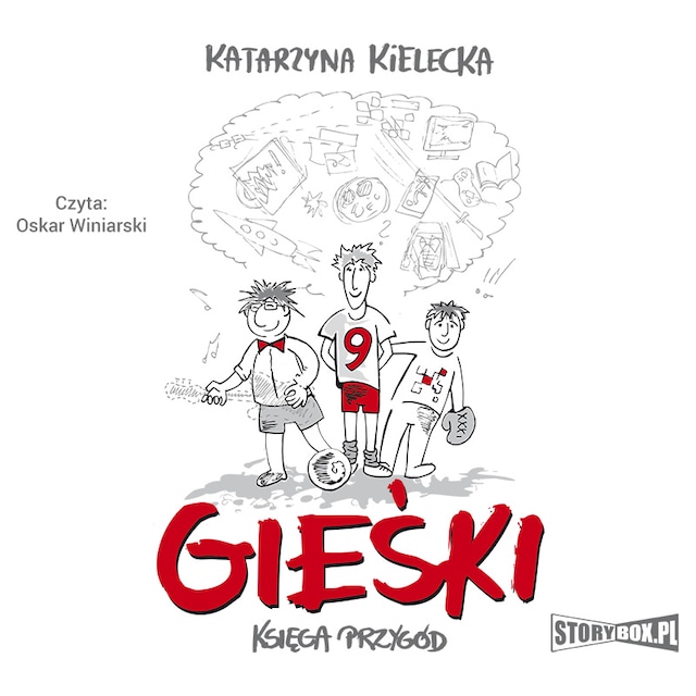 Copertina del libro per Gieśki. Księga przygód