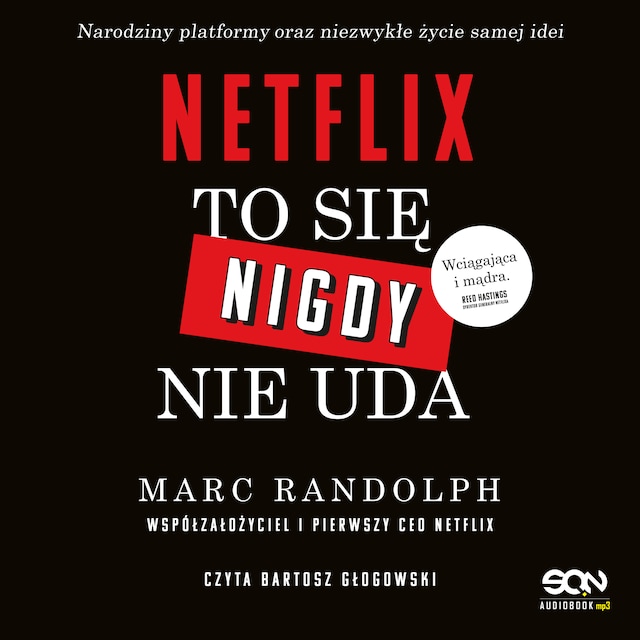 Book cover for Netflix. To się nigdy nie uda