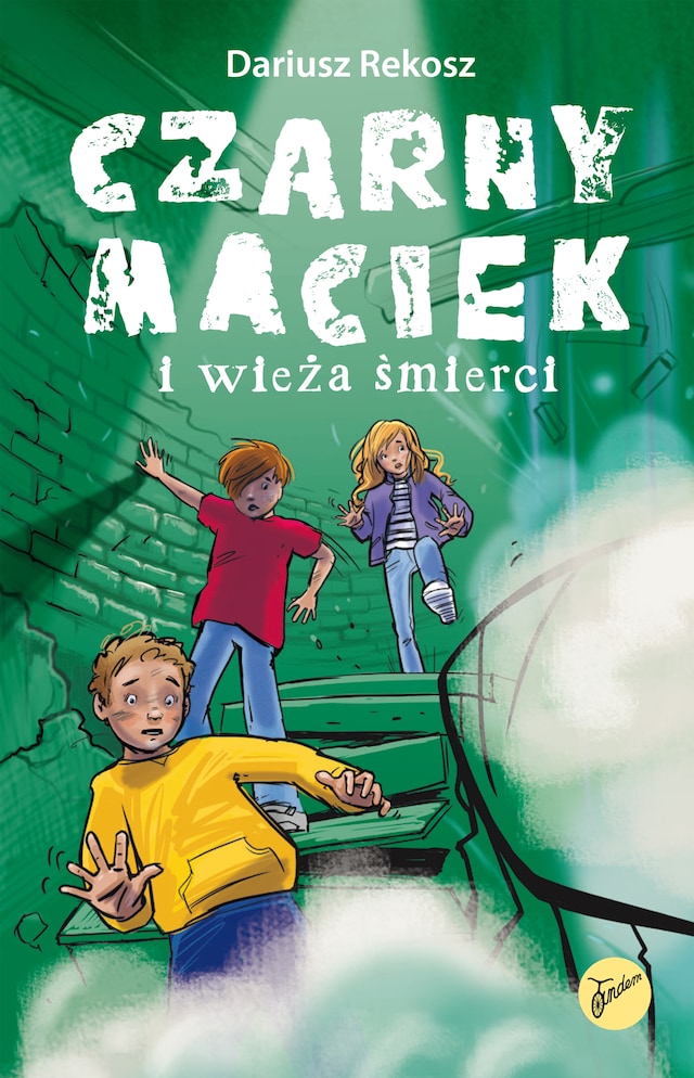 Couverture de livre pour Czarny Maciek i wieża śmierci