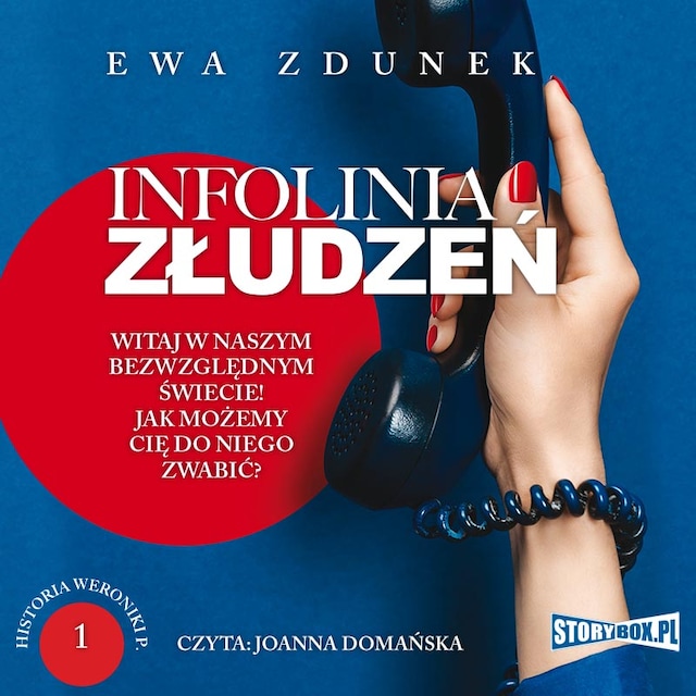 Book cover for Historia Weroniki P. Infolinia złudzeń