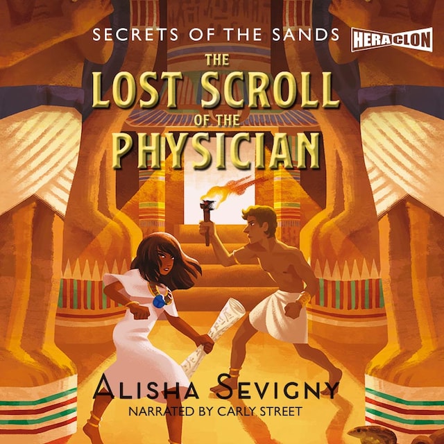 Kirjankansi teokselle The Lost Scroll of the Physician