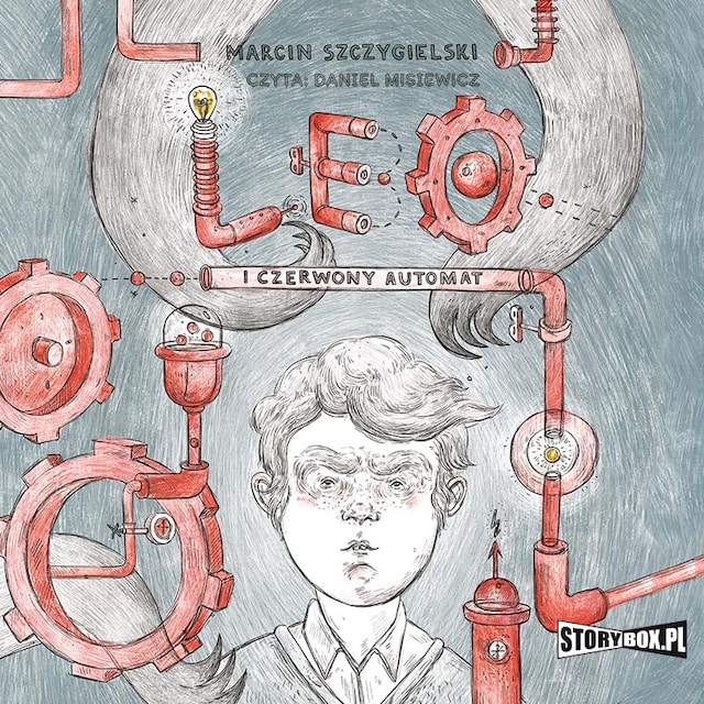 Book cover for Leo i czerwony automat