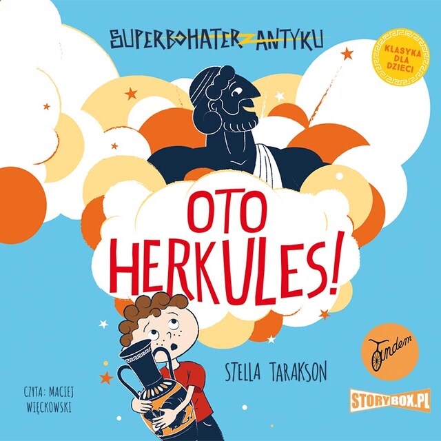Book cover for Superbohater z antyku. Tom 1. Oto Herkules!