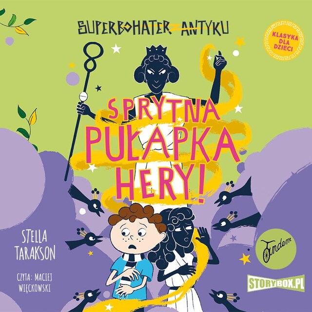 Portada de libro para Superbohater z antyku. Tom 2. Sprytna pułapka Hery!