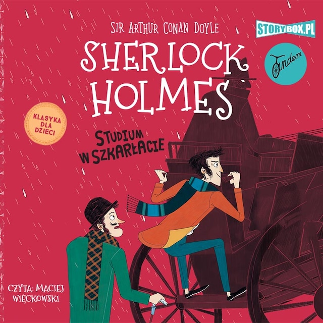 Couverture de livre pour Klasyka dla dzieci. Sherlock Holmes. Tom 1. Studium w szkarłacie