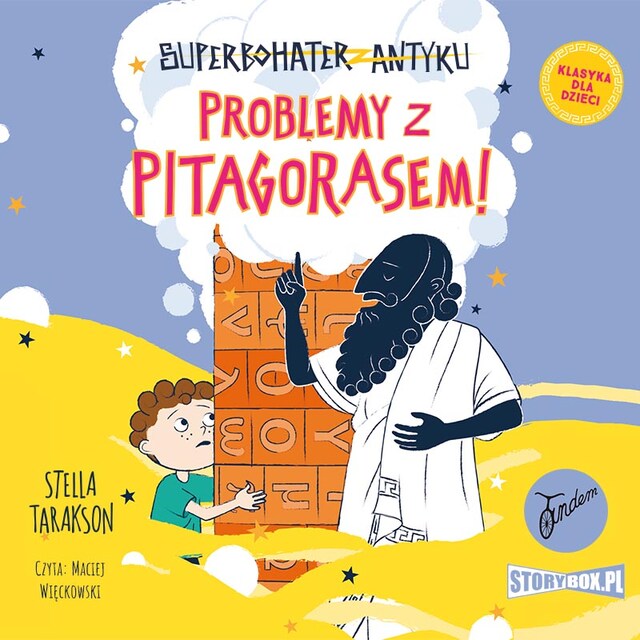 Book cover for Superbohater z antyku. Tom 4. Problemy z Pitagorasem!