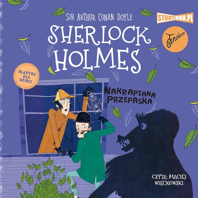 Buchcover für Klasyka dla dzieci. Sherlock Holmes. Tom 4. Nakrapiana przepaska