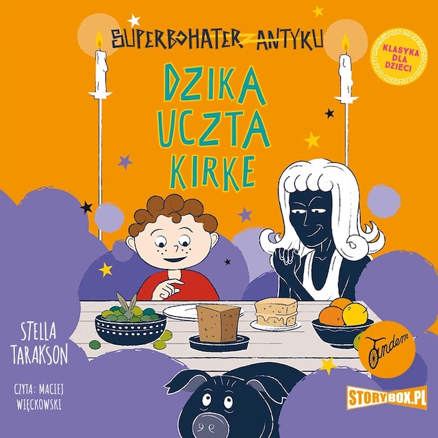 Book cover for Superbohater z antyku. Tom 7. Dzika uczta Kirke
