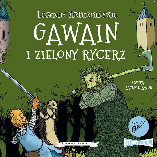 Buchcover für Legendy arturiańskie. Tom 5. Gawain i Zielony Rycerz