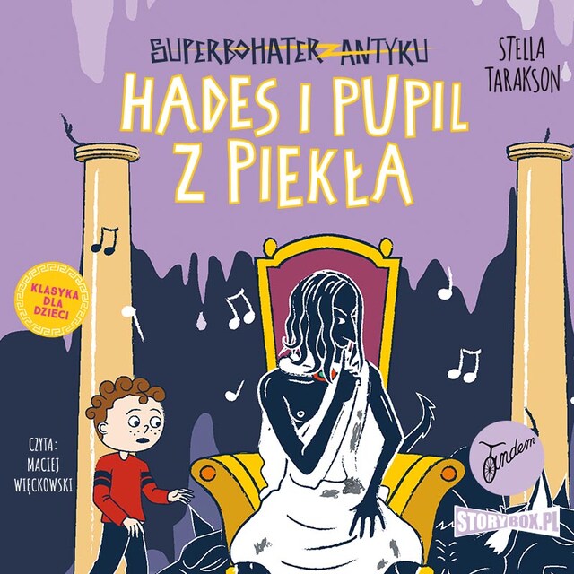 Book cover for Superbohater z antyku. Tom 9. Hades i pupil z piekła