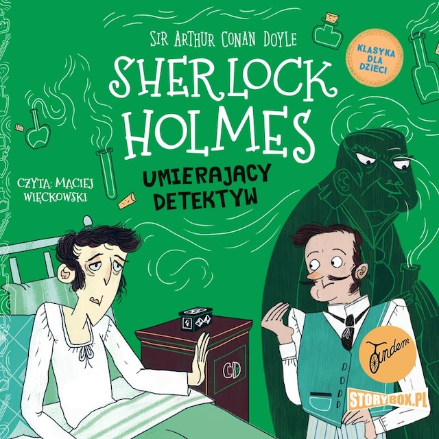 Book cover for Klasyka dla dzieci. Sherlock Holmes. Tom 25. Umierający detektyw
