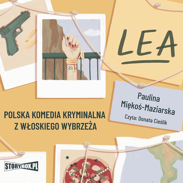 Book cover for Lea. Polska komedia kryminalna z włoskiego wybrzeża
