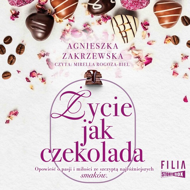 Book cover for Saga czekoladowa. Tom 2. Życie jak czekolada