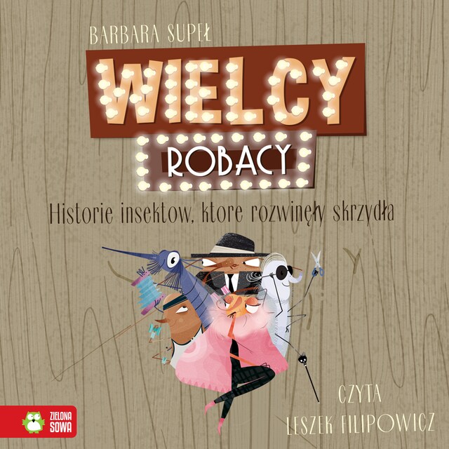 Book cover for Wielcy Robacy. Historie insektów, które rozwinęły skrzydła