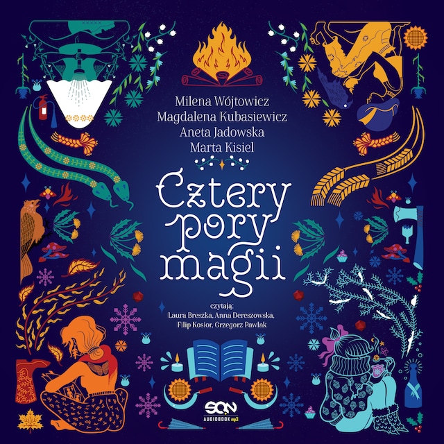 Book cover for Cztery pory magii (antologia fantastyczno-kryminalna)