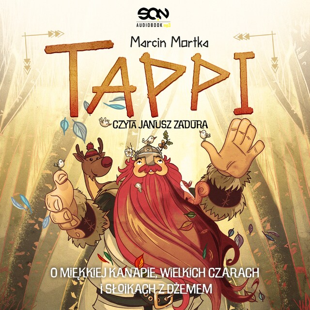 Book cover for Tappi. O miękkiej kanapie, wielkich czarach i słoikach z dżemem