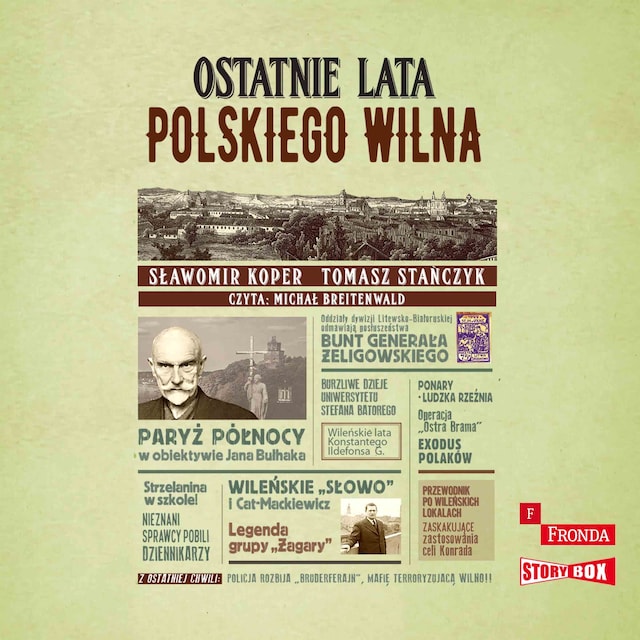 Buchcover für Ostatnie lata polskiego Wilna