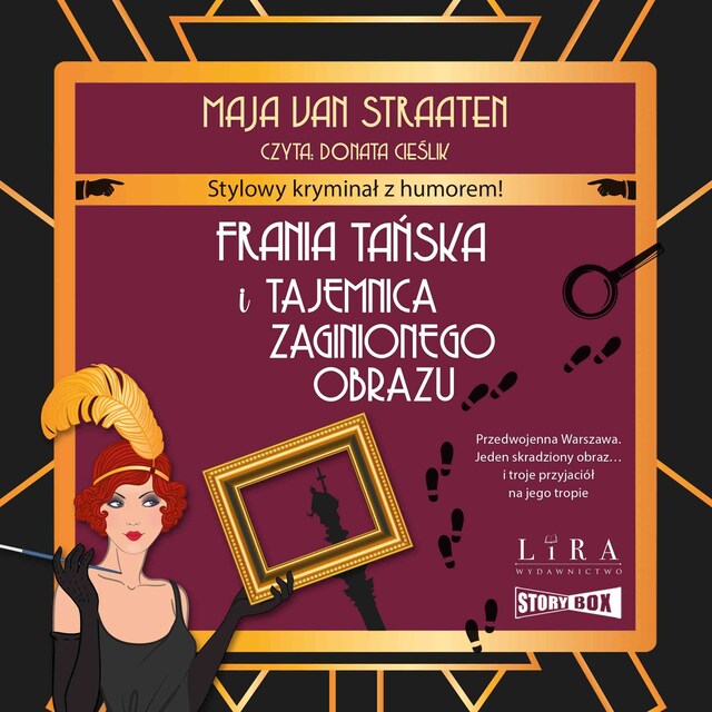 Book cover for Frania Tańska i tajemnica zaginionego obrazu